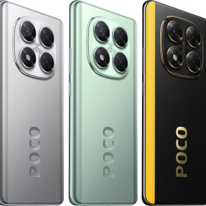  Xiaomi Poco X7 Colors Black, Green, Silver